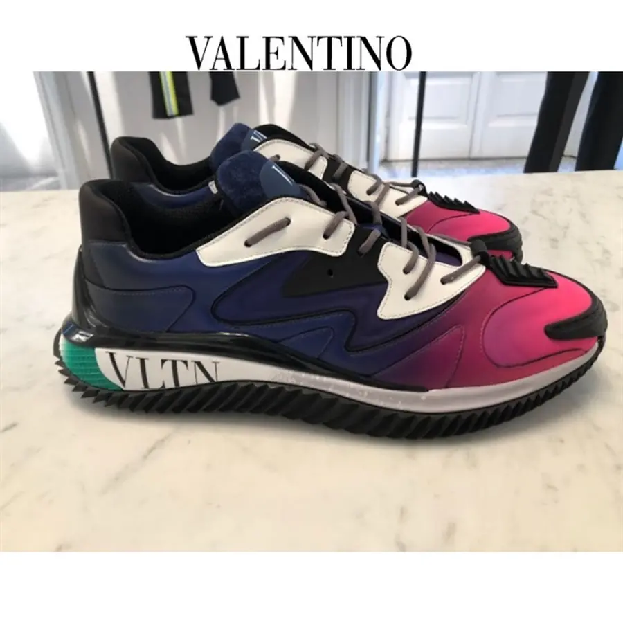 Giày Valentino Neoprene Fabric Wade Runner VY2S0D95GFVEU0 - Ảnh 4