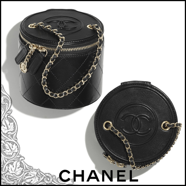 Túi Chanel Small Vanity With Chain Lambskin 'Black' AP2193-B05720-94305 - Ảnh 2