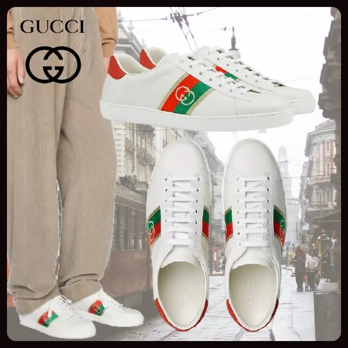 Giày Gucci Interlocking G Web Ace 6447491XGM0-9063 - Ảnh 6