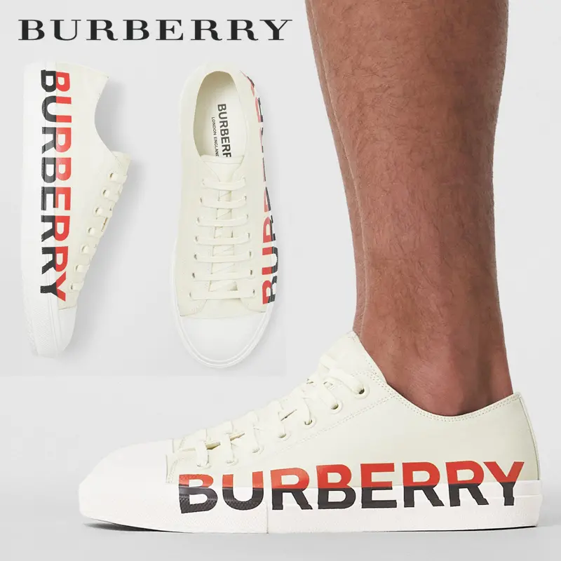 Alternative view of Giày Burberry Contrasting Logo White 80342521