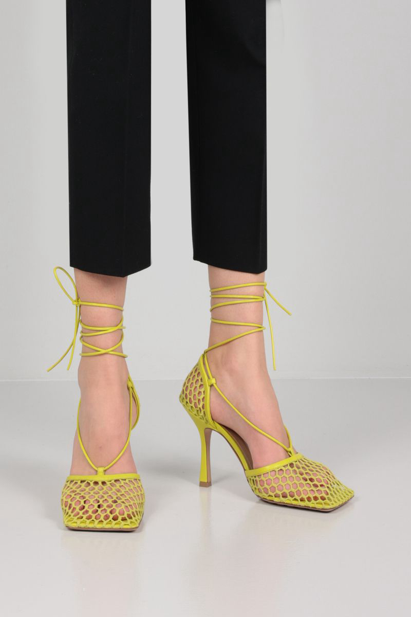 Giày Cao Gót Bottega Veneta Sandal 'Kiwi' 651388VBSD37278 - Ảnh 5