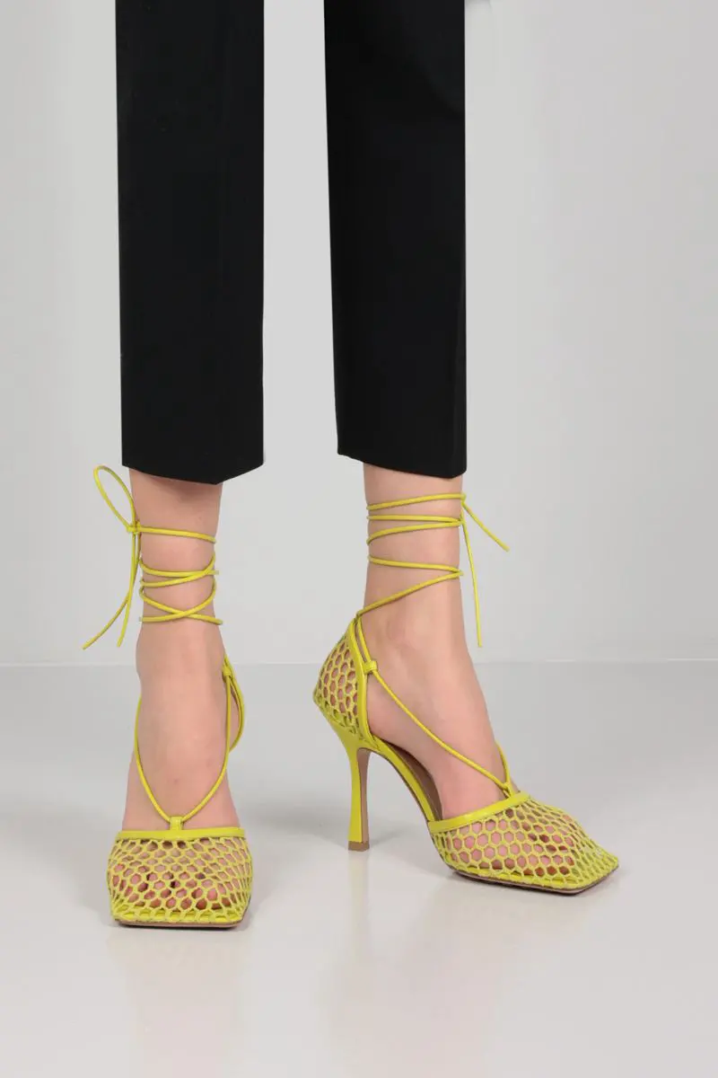 Giày Cao Gót Bottega Veneta Sandal 'Kiwi' 651388VBSD37278 - Ảnh 5