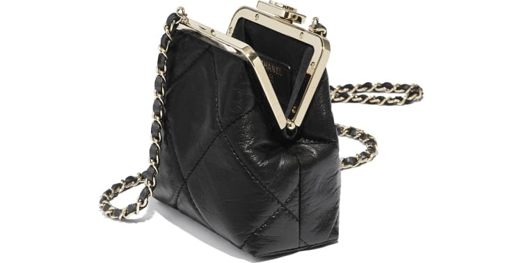 Túi Chanel Small Clutch With Chain 'Black' AP1555-B03941-94305 - Ảnh 4