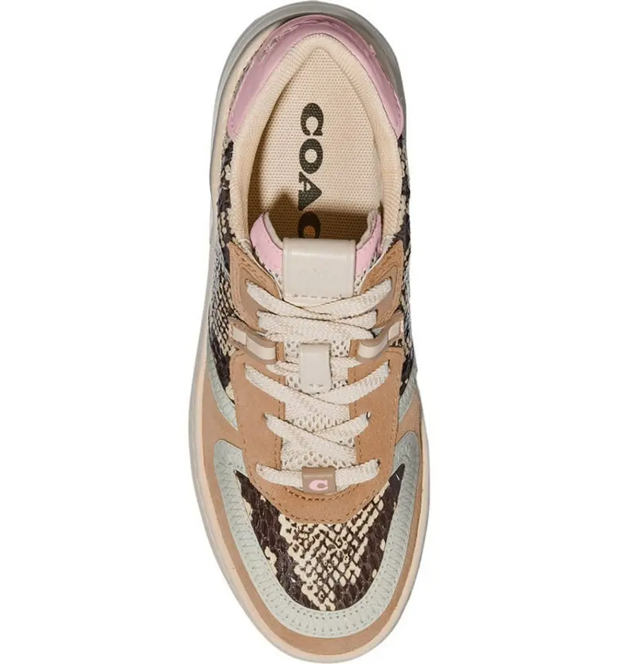 Alternative view of Giày Coach Citysole Court Sneaker In Snakeskin G5246-QHQ