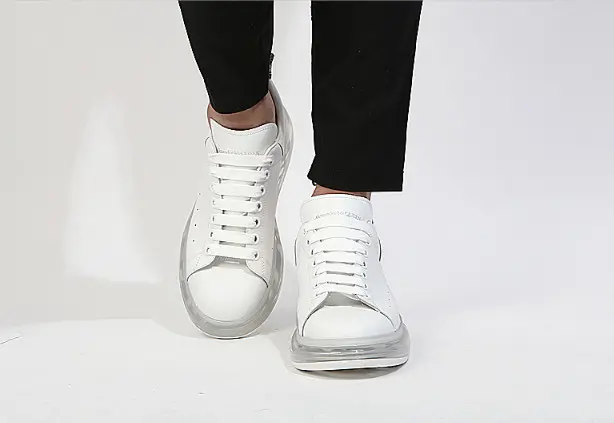 Giày Alexander McQueen Oversized Sneaker 'Clear Sole - White' 604232-WHX98-9000 - Ảnh 5