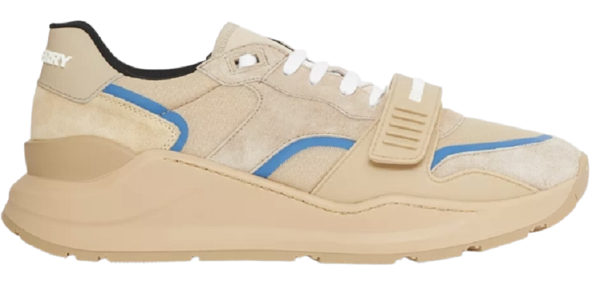 Giày Burberry Suede Blended Fabrics Street Style Plain Leather Logo 80372551