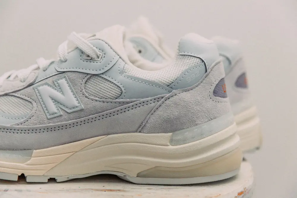 Giày New Balance 992 'White Silver' M992MD - Ảnh 5