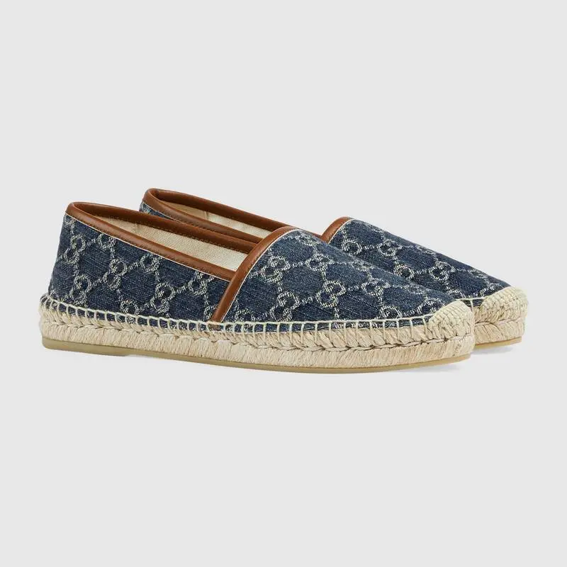Giày GUCCI Monogram Casual Style Street Style Leather Elegant Style 580877 2KQ50 4462 - Ảnh 6