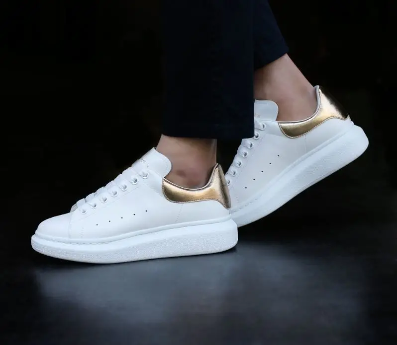 Giày Alexander McQueen Oversized Sneaker 'White Gold' 553680-WHNBG-9075 - Ảnh 8