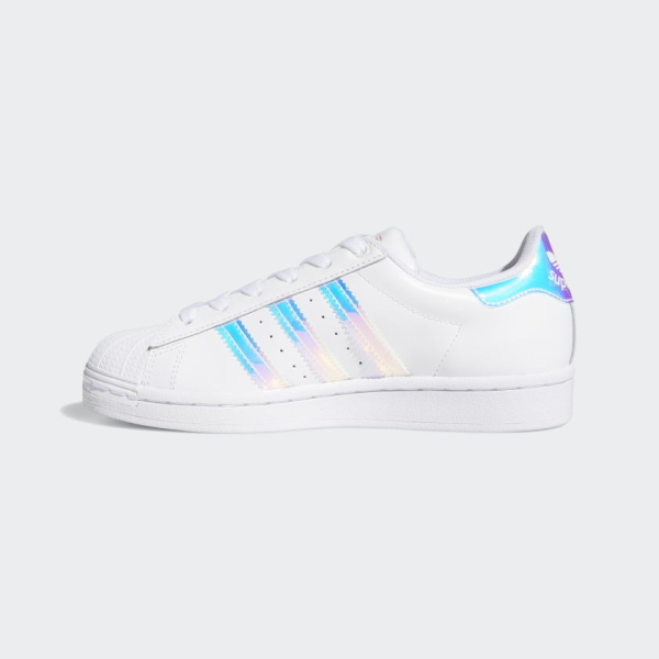 Giày Adidas Superstar J 'White Iridescent' FX7594 - Ảnh 4