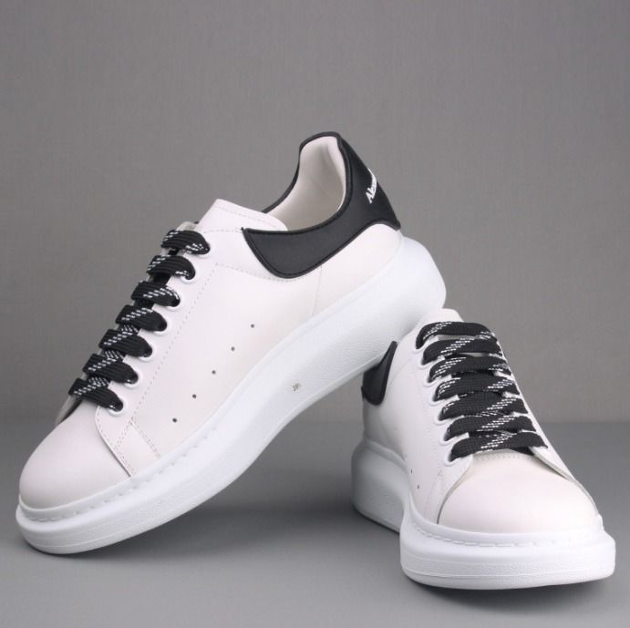 Giày Alexander McQueen Oversized Sneaker 'White Black' 625156-WHXMT-9034 - Ảnh 3