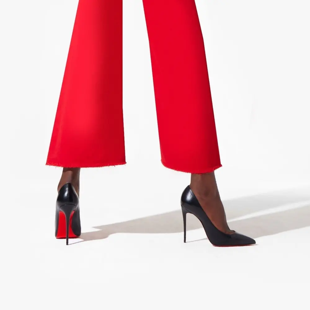 Alternative view of Giày Cao Gót Christian Louboutin Kate 100 'Black/Red Kid' 1210662J323