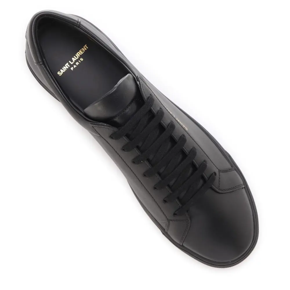 Giày Saint Laurent Andy Low 'Black' 606833-0ZS00-1000 - Ảnh 5