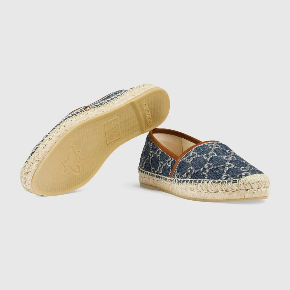 Giày GUCCI Monogram Casual Style Street Style Leather Elegant Style 580877 2KQ50 4462 - Ảnh 4