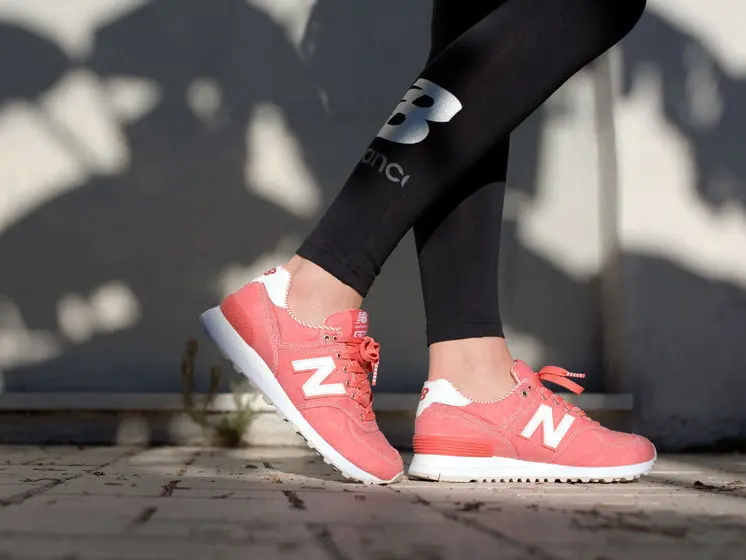 Giày New Balance 574 Wmns 'Spiced Coral' WL574CHE - Ảnh 5