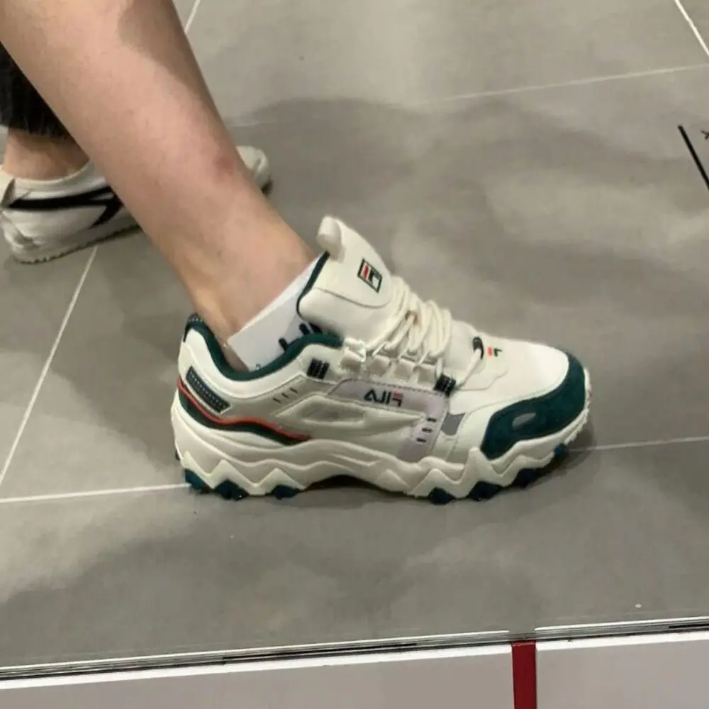 Giày Fila Oakment 'White Green' 1JM00801-143 - Ảnh 7