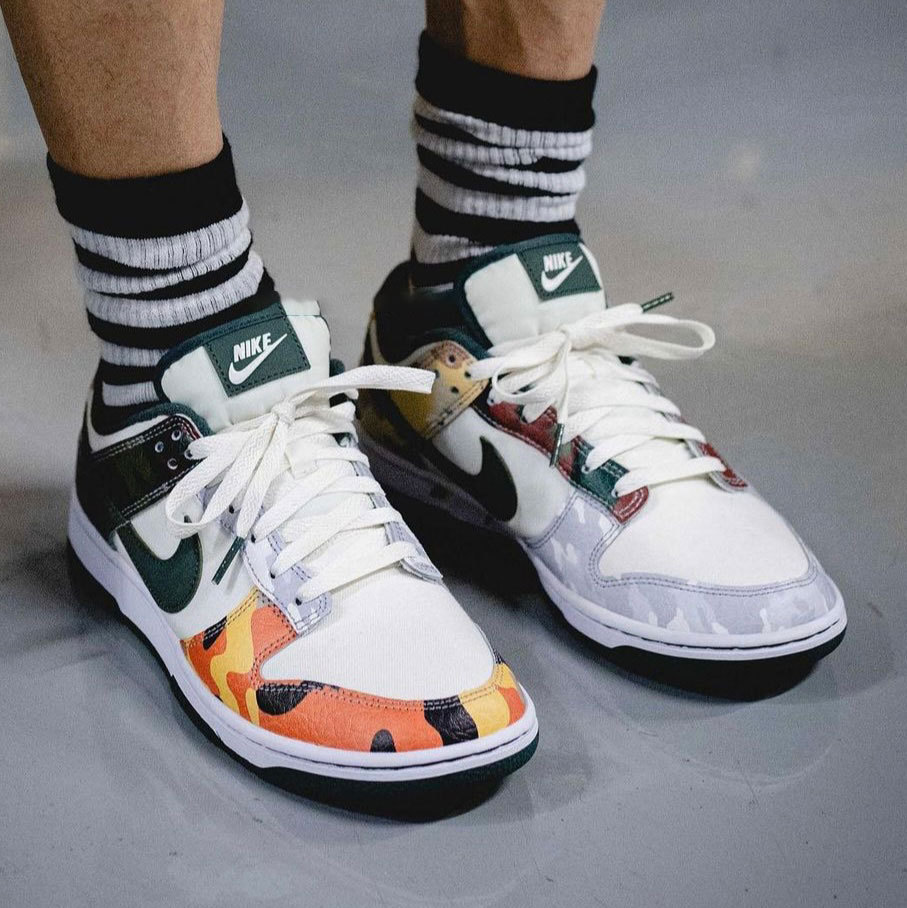 Giày Nike Dunk Low SE 'Multi Camo' DH0957-100 - Ảnh 3