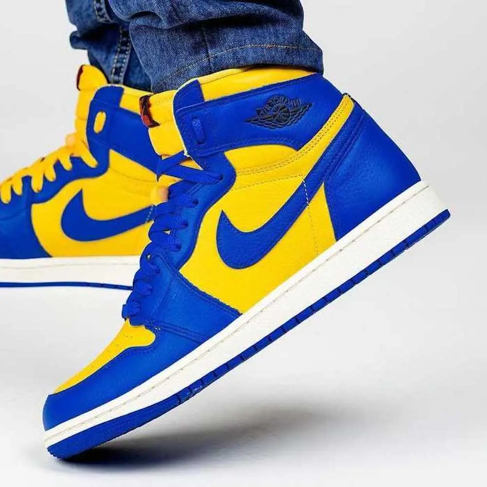 Alternative view of Giày Nike Air Jordan 1 Retro High OG 'Reverse Laney' FD2596-700