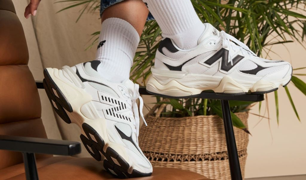 Giày New Balance 9060 'White Black' U9060AAB - Ảnh 5