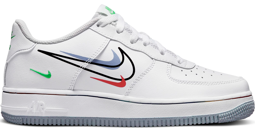 Giày Nike Air Force 1 Low GS 'Multi Swoosh' DM9473-100