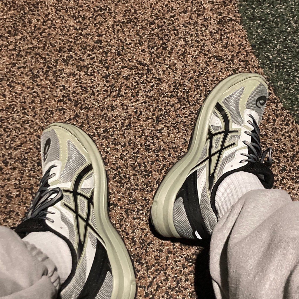 Giày Asics Jog 100S 2E Wide 'Sheet Rock Black' 1201A715-020 - Ảnh 6