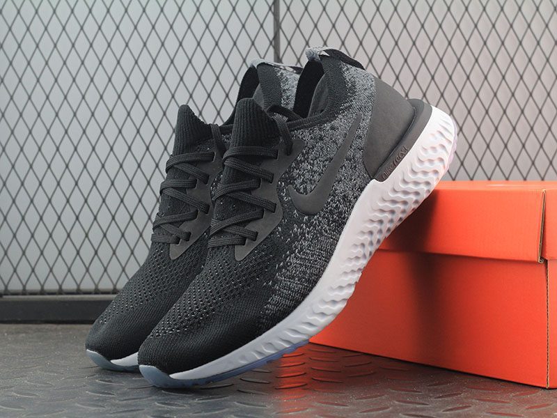 Giày Nike Epic React Flyknit 'Black' AQ0070-001 - Ảnh 4