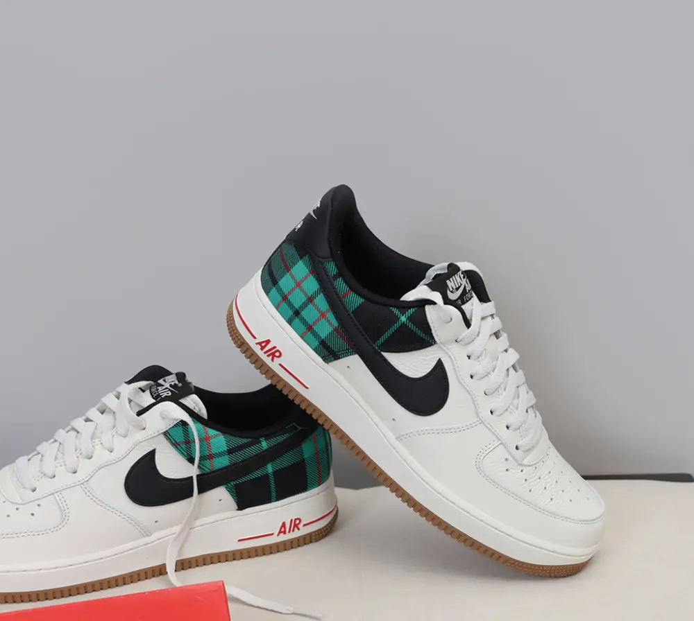 Giày Nike Air Force 1 '07 LX 'Stadium Green Plaid' DV0791-100 - Ảnh 7