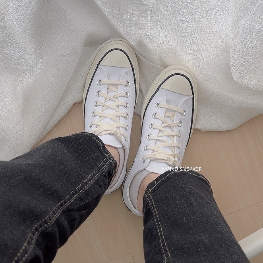 Giày Converse Chuck 70 Vintage 'White Black Egret' A02306C - Ảnh 3