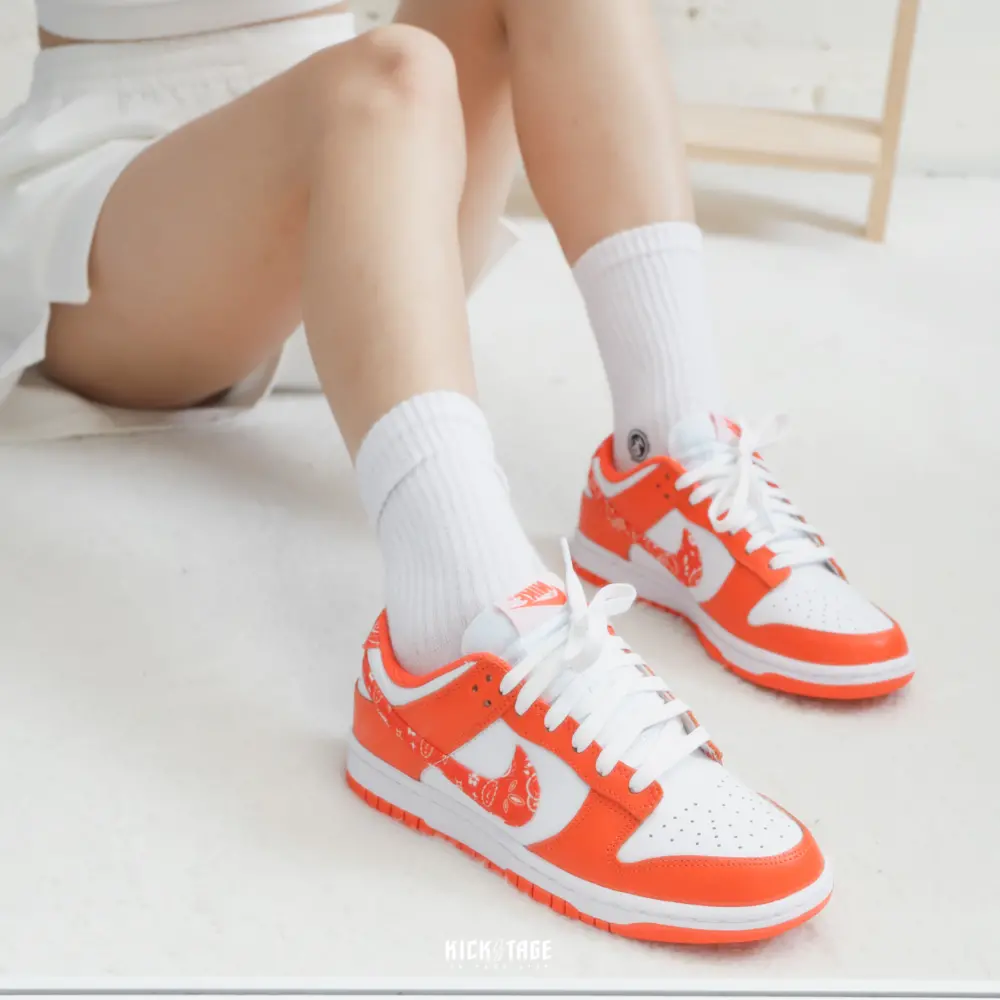 Giày Nike Dunk Low Essential 'Paisley Pack Orange' DH4401-103 - Ảnh 10