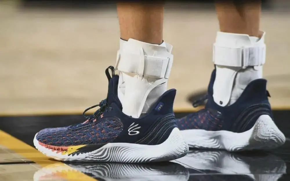 Alternative view of Giày Under Armour Curry Flow 9 'We Believe' 3025684-406