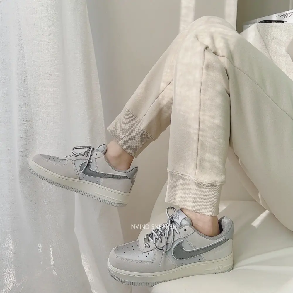 Giày Nike Air Force 1 Low Athletic Club Grey DQ5079-001 - Ảnh 6