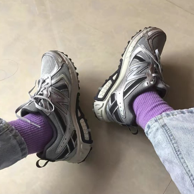 Giày New Balance 410 'Silver Black' MT410KR5 - Ảnh 2