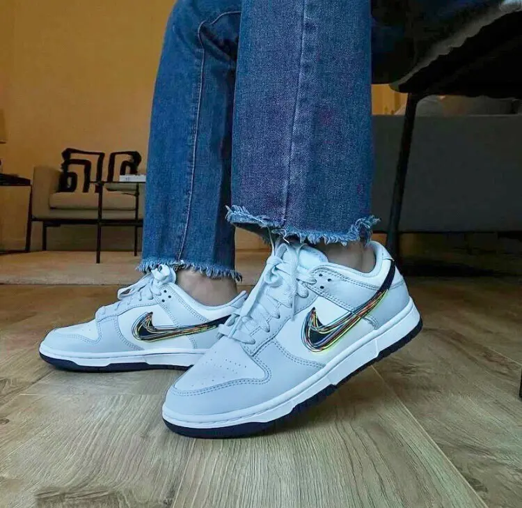 Giày Nike Dunk Low '3D Swoosh' DV6482-100 - Ảnh 4
