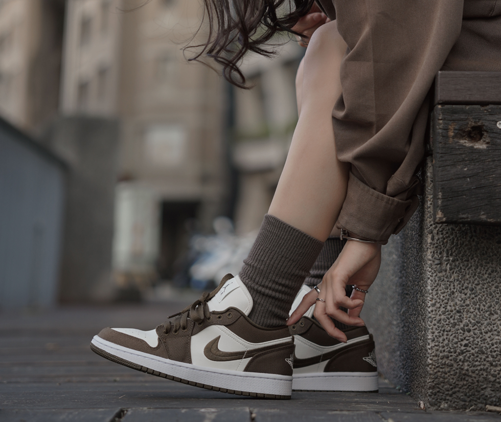 Giày Nike Air Jordan 1 Low SE 'Light Olive' DV0426-301 - Ảnh 3