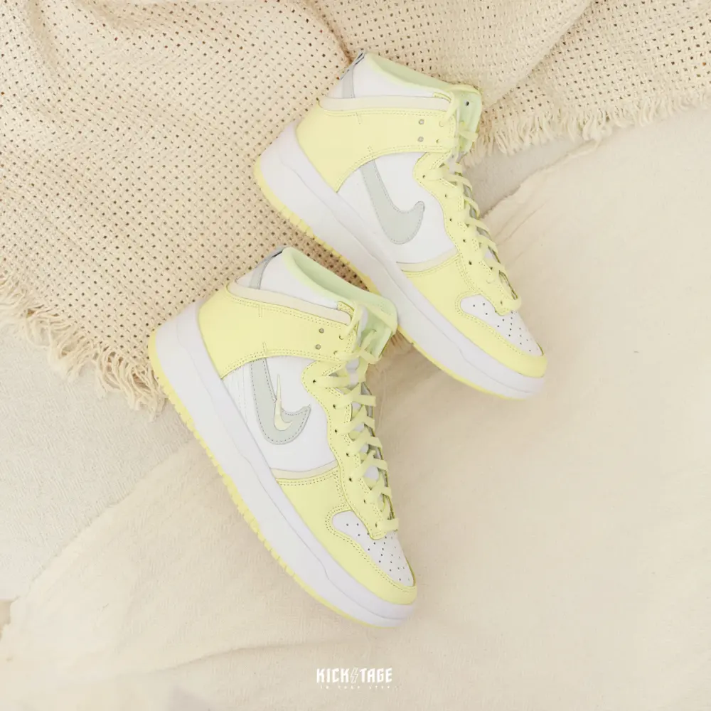 Giày Nike Wmns Dunk High Up 'White Citron Tint' DH3718-105 - Ảnh 4