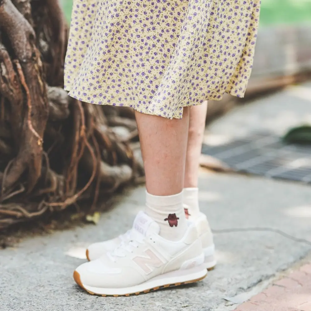 Giày New Balance Wmns 574 Sea Salt Rose WL574NR2 - Ảnh 6