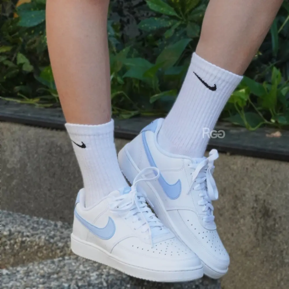 Giày Nike Court Vision Low 'White Royal Tint Lilac' CD5434-115 - Ảnh 6