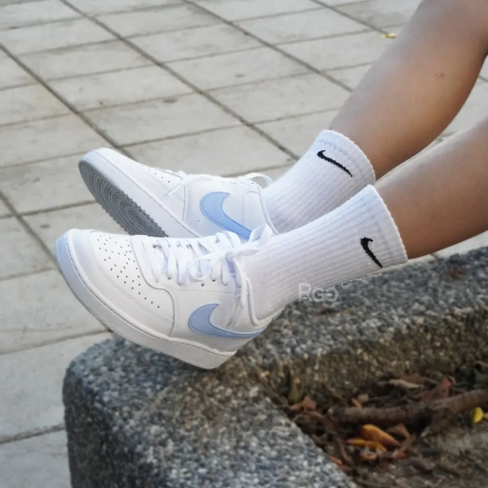Giày Nike Court Vision Low 'White Royal Tint Lilac' CD5434-115 - Ảnh 5