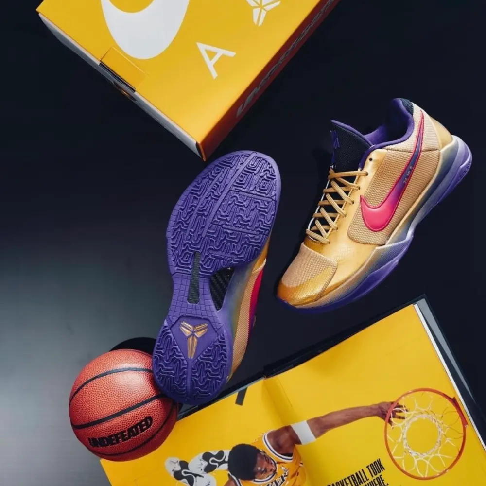 Giày Nike Undefeated x Zoom Kobe 5 Protro 'Hall Of Fame' DA6809-700 - Ảnh 5