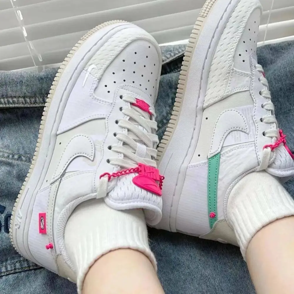 Giày Nike Air Force 1 Low 'Pink Bling' DX6061-111 - Ảnh 5