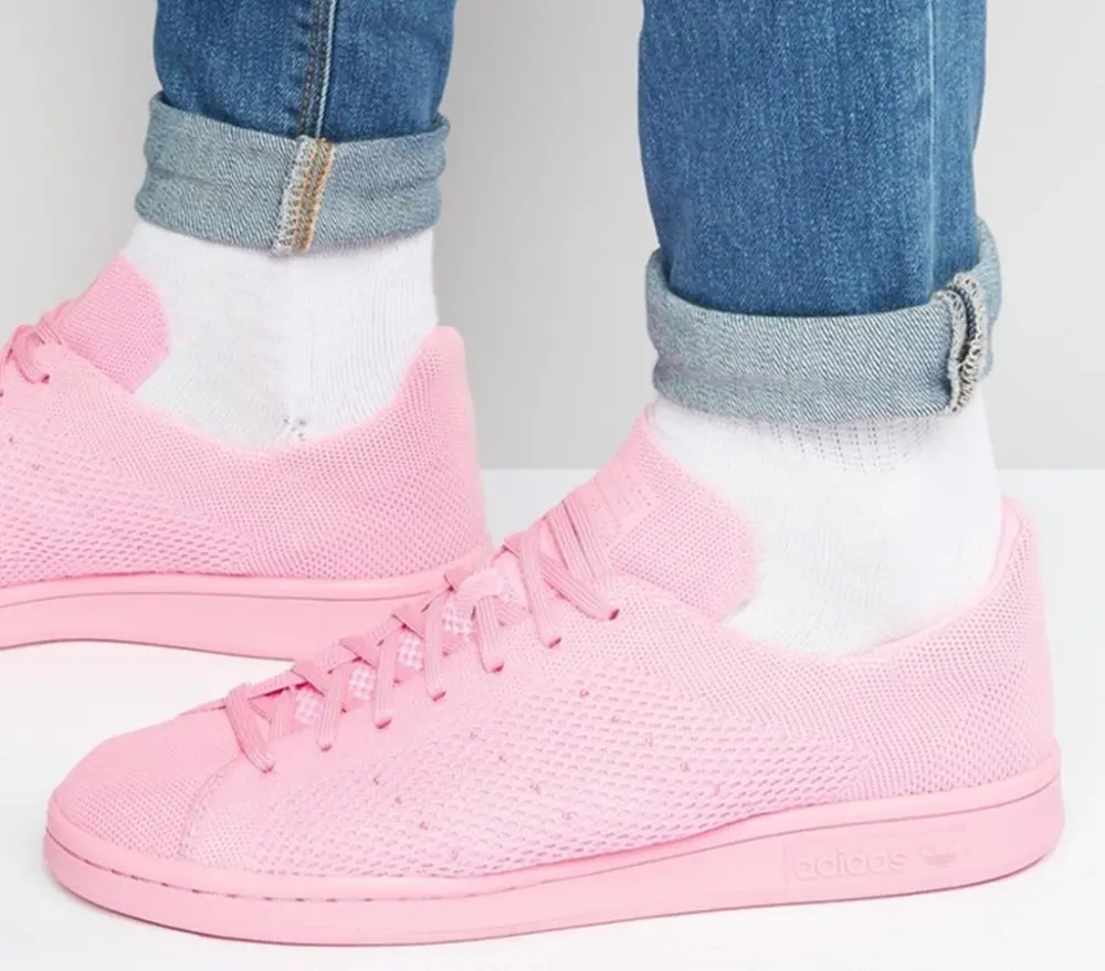 Alternative view of Giày Adidas Stan Smith Primeknit 'Semi Pink Glow' S80064