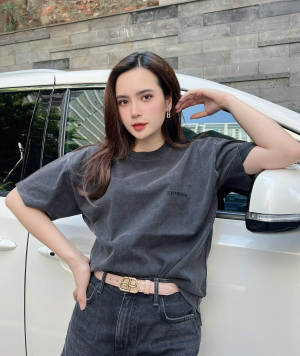 Alternative view of Thắt Lưng Balenciaga Crocodile Embossed Leather 'Nude' 5816902UD746310