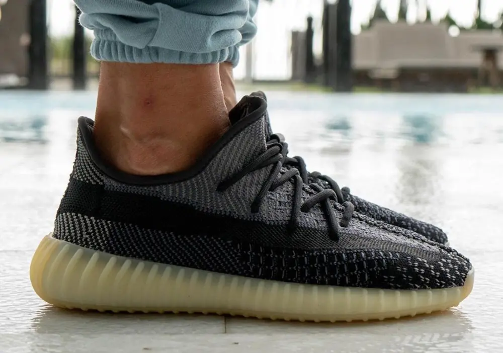 Giày Adidas Yeezy Boost 350 V2 'Carbon' FZ5000 - Ảnh 3