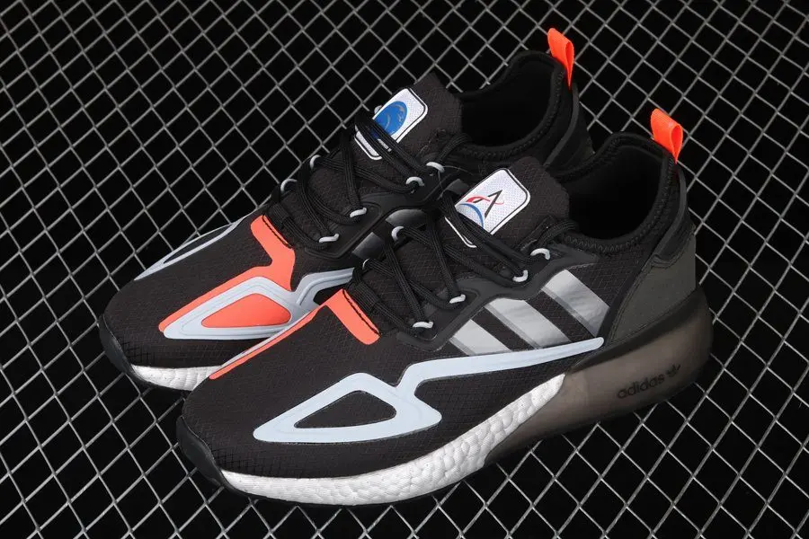 Giày Adidas ZX 2K Boost 'Black Halo Silver' FY5724 - Ảnh 6