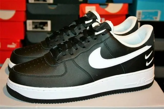 Giày Nike Air Force 1 '07 LV8 'Double Swoosh Black White' CT2300-001 - Ảnh 4