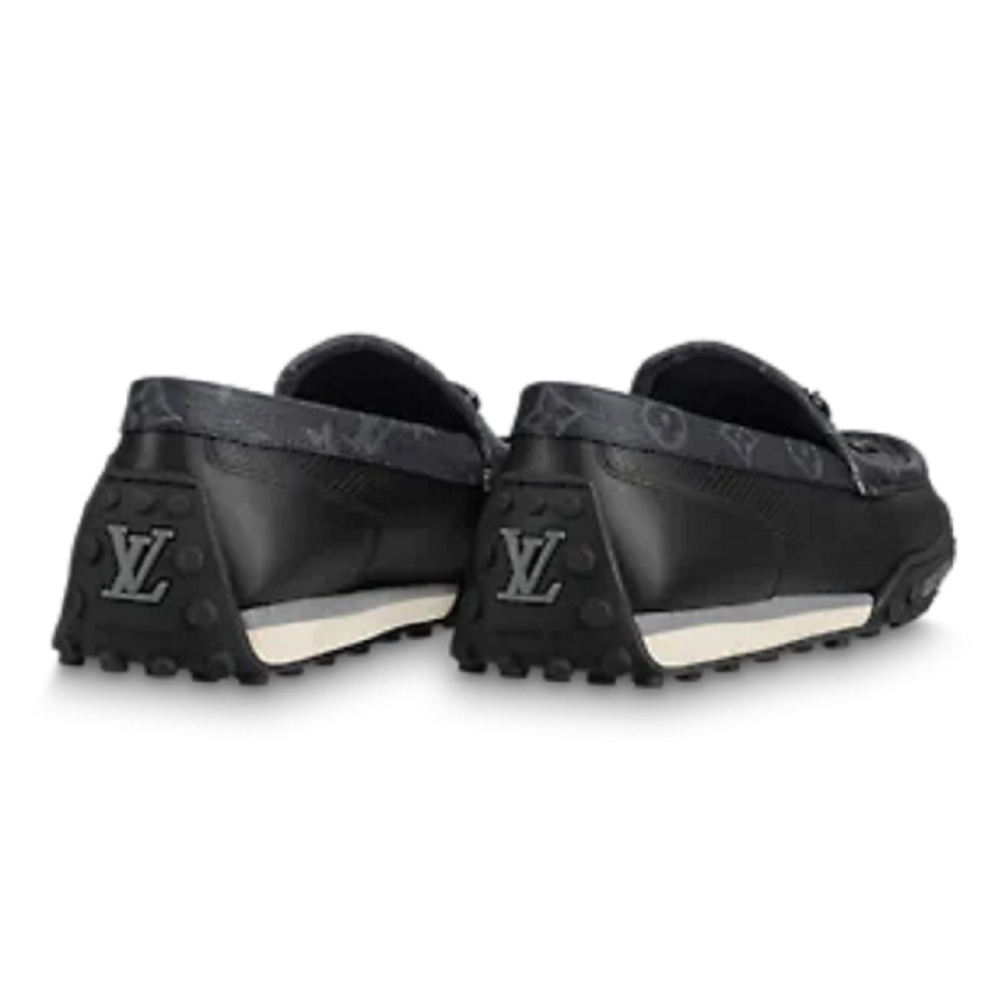 Giày Louis Vuitton Lv Racer Moccasin 'Black' 1A9ZH6 - Ảnh 4