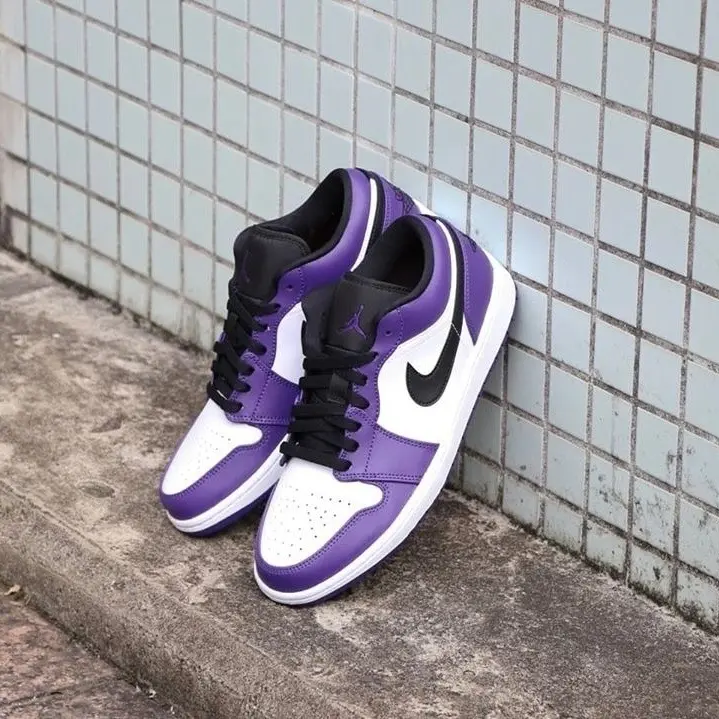 Giày Nike Air Jordan 1 Low 'Court Purple' 553558-500 - Ảnh 7