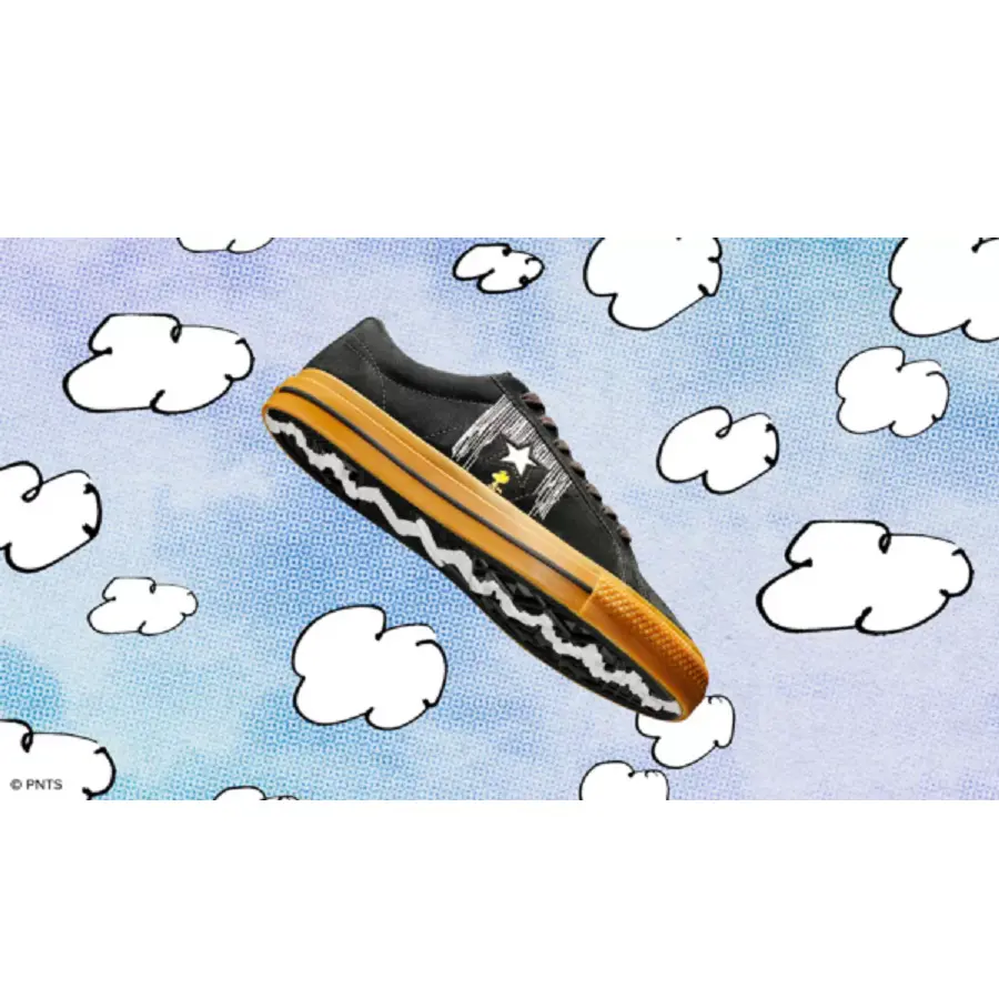 Giày Converse One Star x Peanuts ‘Black’ A01873C - Ảnh 7