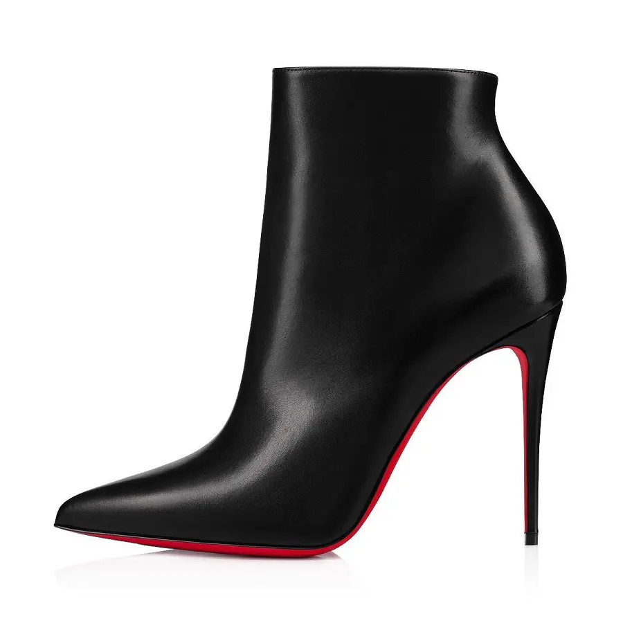 Giày Christian Louboutin So Kate Booty 100mm 'Black' 1140505BK01 - Ảnh 4