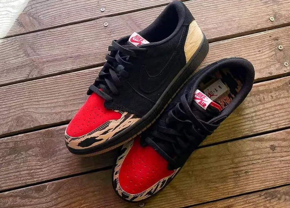 Giày Nike SoleFly x Air Jordan 1 Low Retro OG SP 'Everglades' DN3400-001 - Ảnh 5